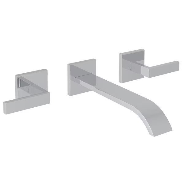 Wave Wall Mount Tub Filler, Rohl, Mfr#: WA721L-APC